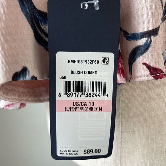 NWT RACHEL Rachel Roy Floral Blouse Top Size 10 - Picture 5 of 8